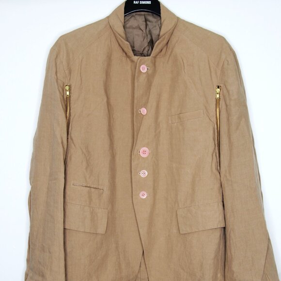 BNWT SS21 UNDERCOVER LINEN WEATHERED BLAZER JACKET 2 - Picture 3 of 14